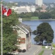 Eine große Schleuse in Ottawa, Kanada Eine große Schleuse in Ottawa, Kanada