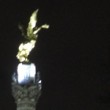 Eine Figur in einem Kreisel in Mexiko Stadt