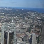 Auf dem CN Tower in Toronto, Kanada